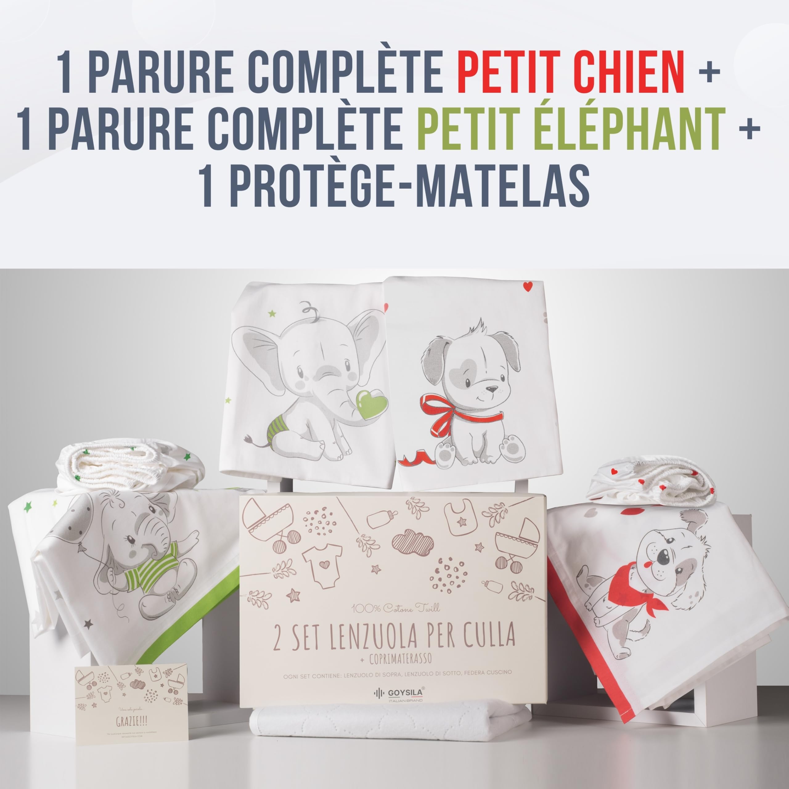 GOYSILA Lot de 2 Draps Housses Cododo 50x83 cm pour Chicco Next2Me et Berceau Bébé Coton Oeko-Tex avec 1 Protège-Matelas Respirant Compatible Kinderkraft Uno Lullago Dream Lit Parapluie