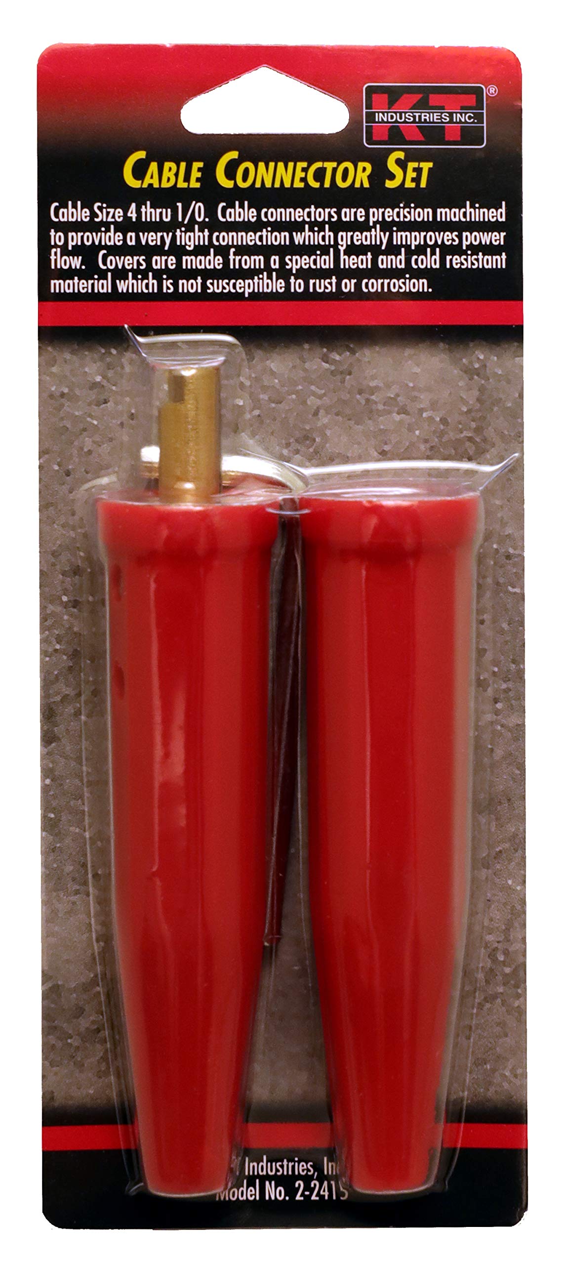 K-T Industries 2-2415 SM Connector Set Red