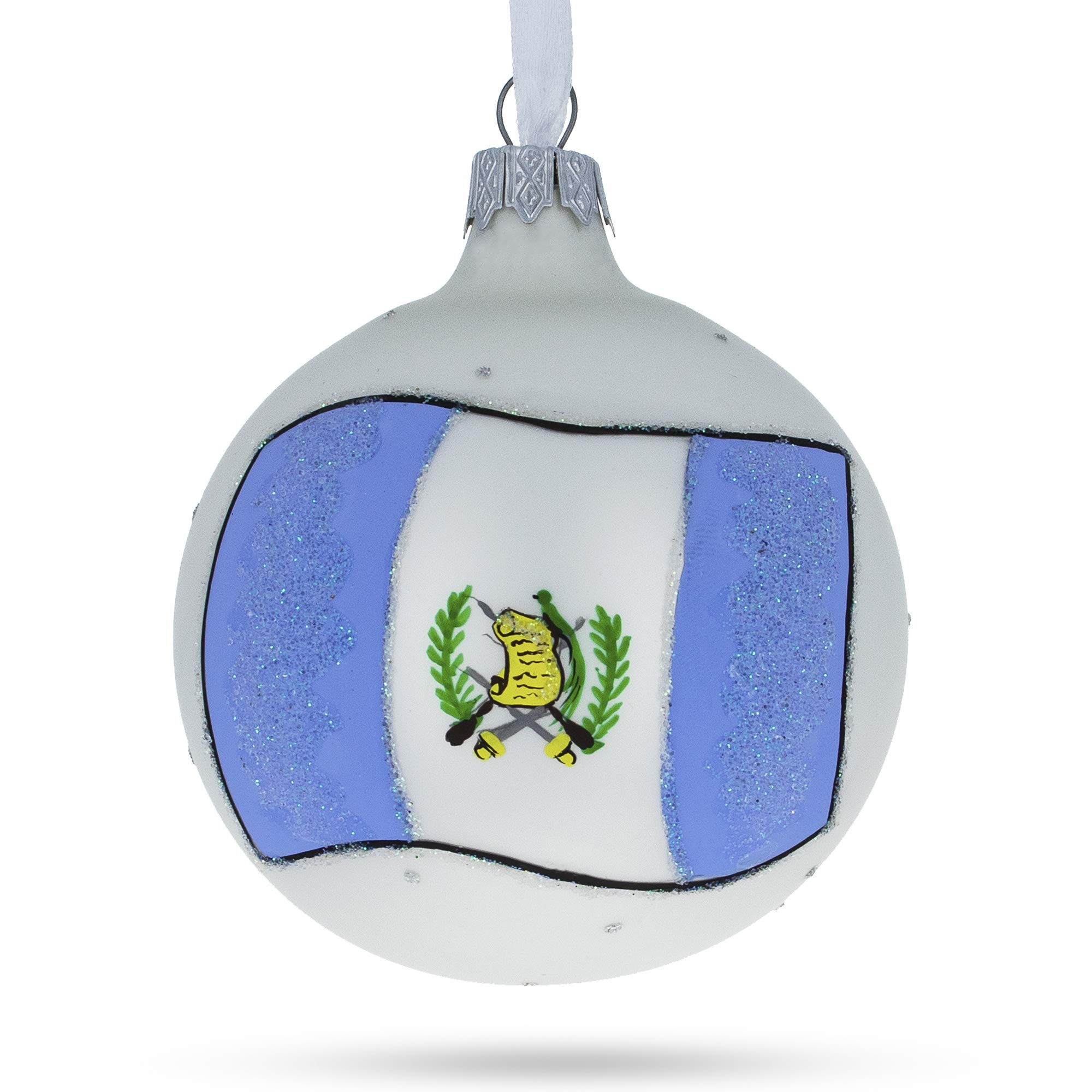 Cadeau Noël Guatemala boule en verre souvenir idéal pour expatriés