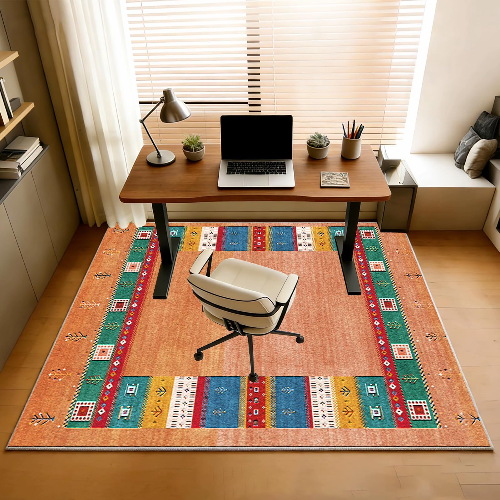 Tapis protège-Sol pour Chaise de Bureau | 160 x 200 cm Tapis pour Chaise de Bureau | Protège Sol sous Chaise | Tapis Chaise Gaming Antidérapant | Tapis de Protection de Sol pour sols durs