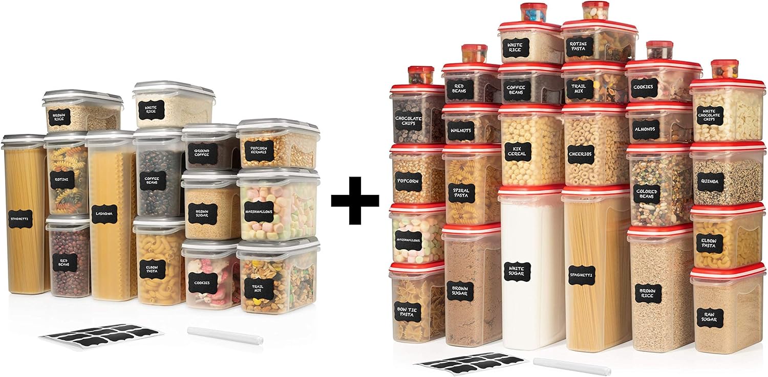 ULTIMATE LARGEST Set of 56 Pc Food Storage Containers (28