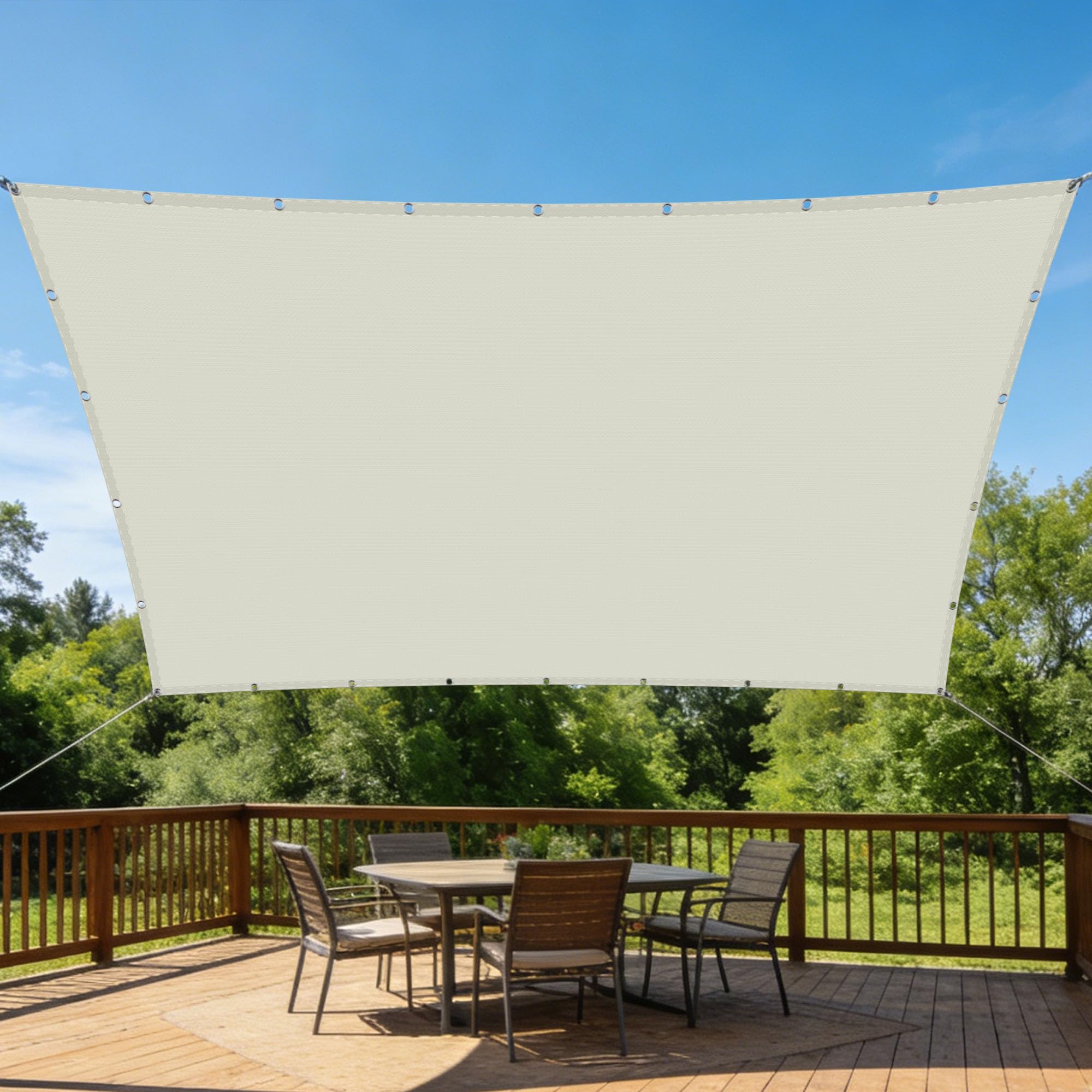Toile imperméable haut de gamme 2.5 x 4 m avec œillets antidéchirure