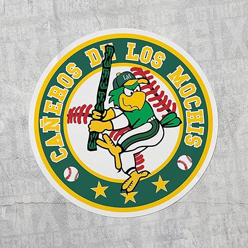 Miniatura 1 de Pegatinas de vinilo con corte de beso de Caneros Los Mochis, calcomanía de vinilo de Beisbol Auto Laptop Caeros adhesivo de regalo
