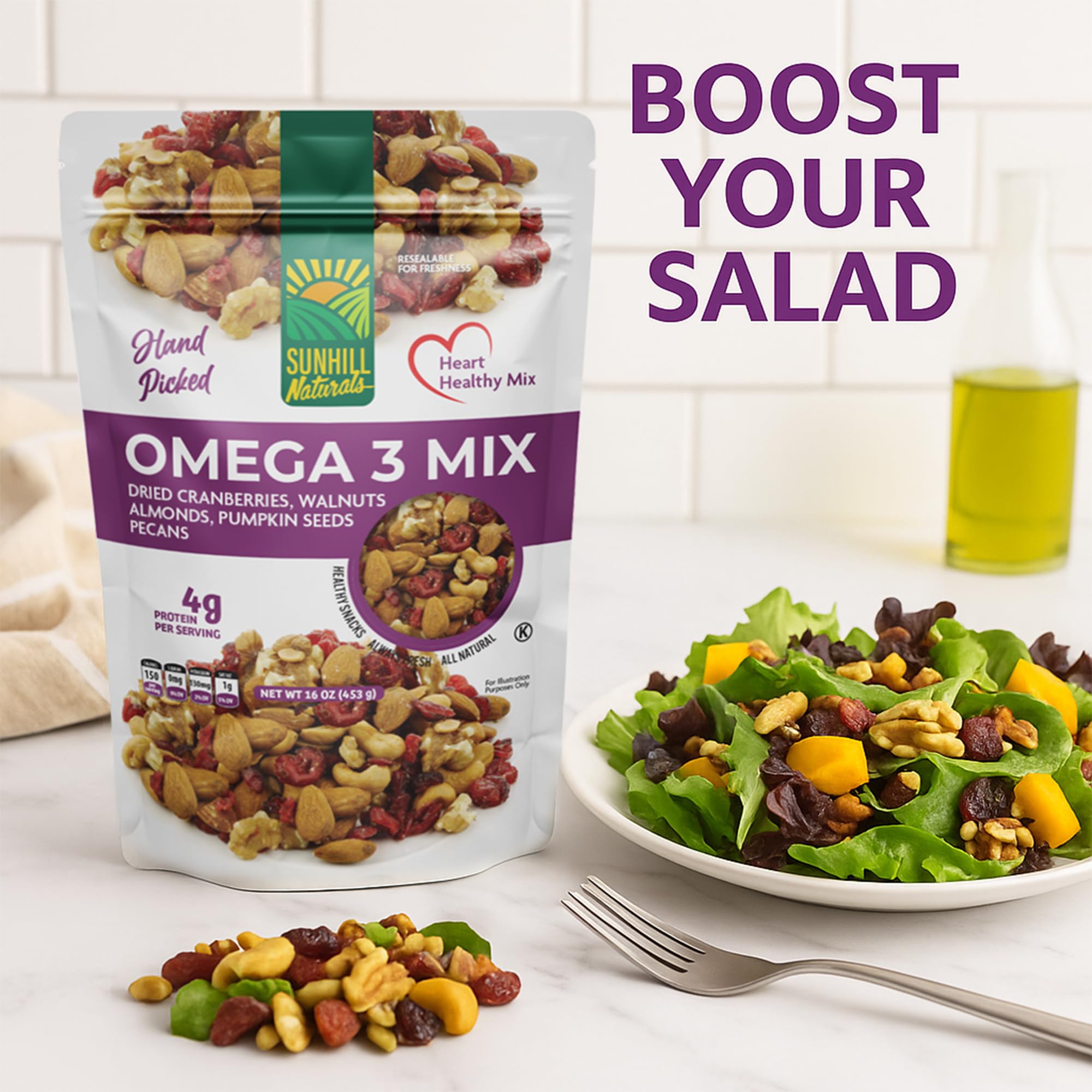 Amazon.com: Sunhill Naturals Omega-3 Deluxe Mix, Heart-Healthy