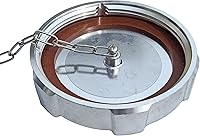 Vista 4 de Tapa de combustible diesel de aluminio sin bloqueo nominal de 3 1/2" para internacionales seleccionados