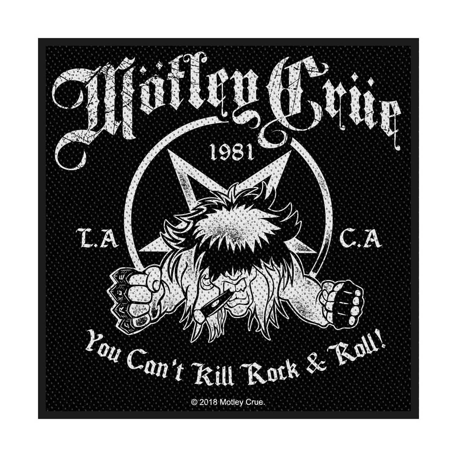 Rock Off Officially Licensed Products Black Toppa You Can't Kill Rock N' Roll