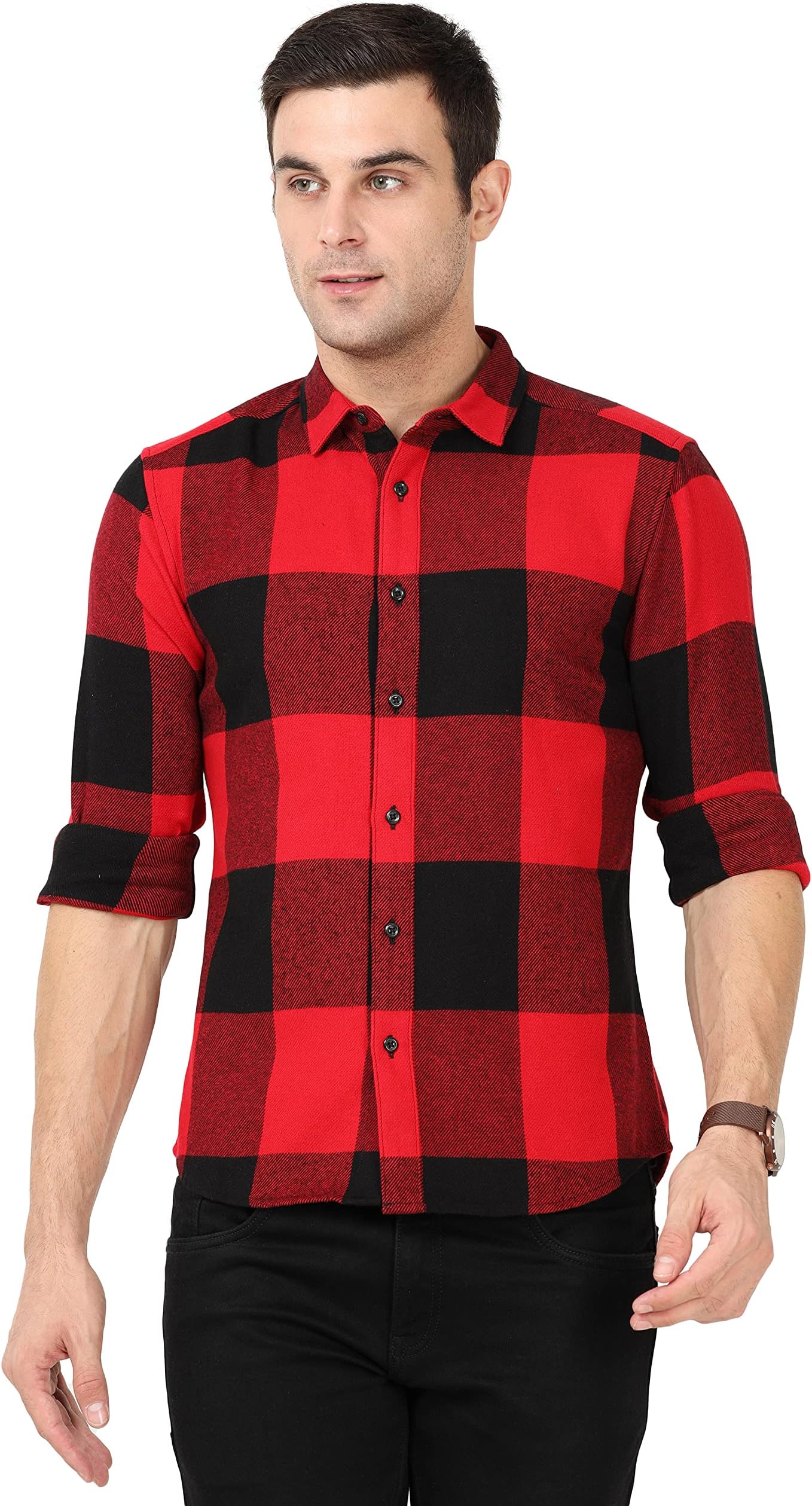 GLORYBOYZMen's Regular Fit Full Sleeve Casual Shirts
