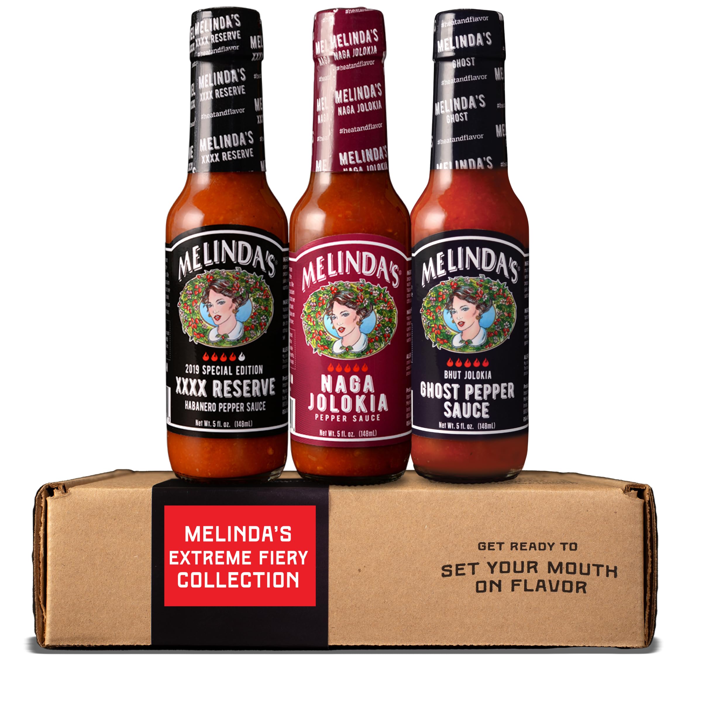 Amazon.com : Melinda's Extreme Fiery Variety Pack - Extreme Hot