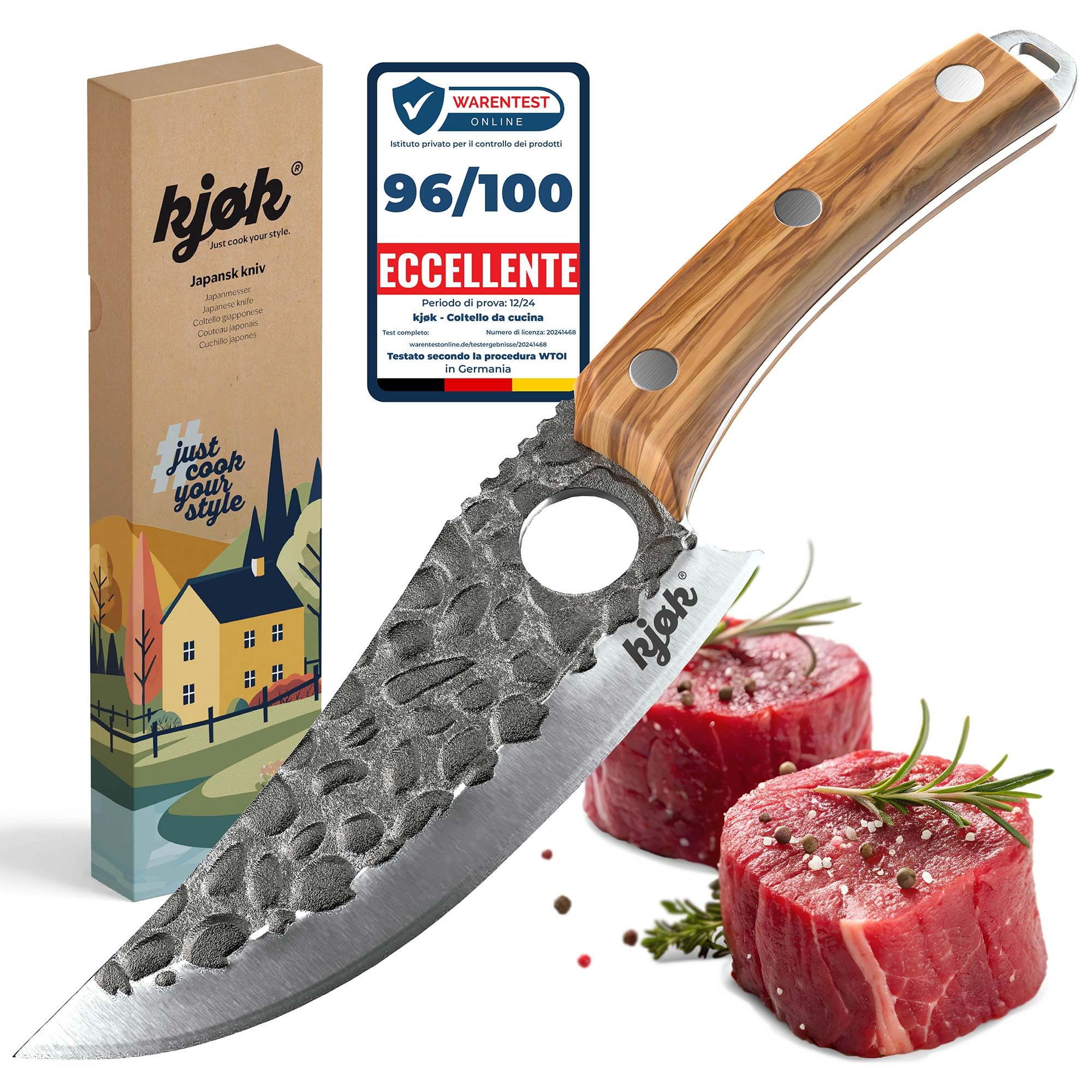 Fodero In Pelle Matsato Per Coltello Da Cuoco Giapponese - Custodia Premium Marrone