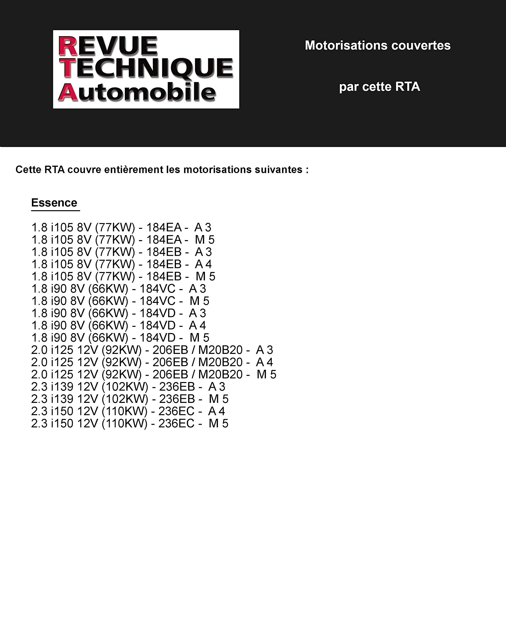 E.T.A.I - Revue Technique Automobile 448.6 - BMW SERIE 3 II - E30 - 1983 à 1991