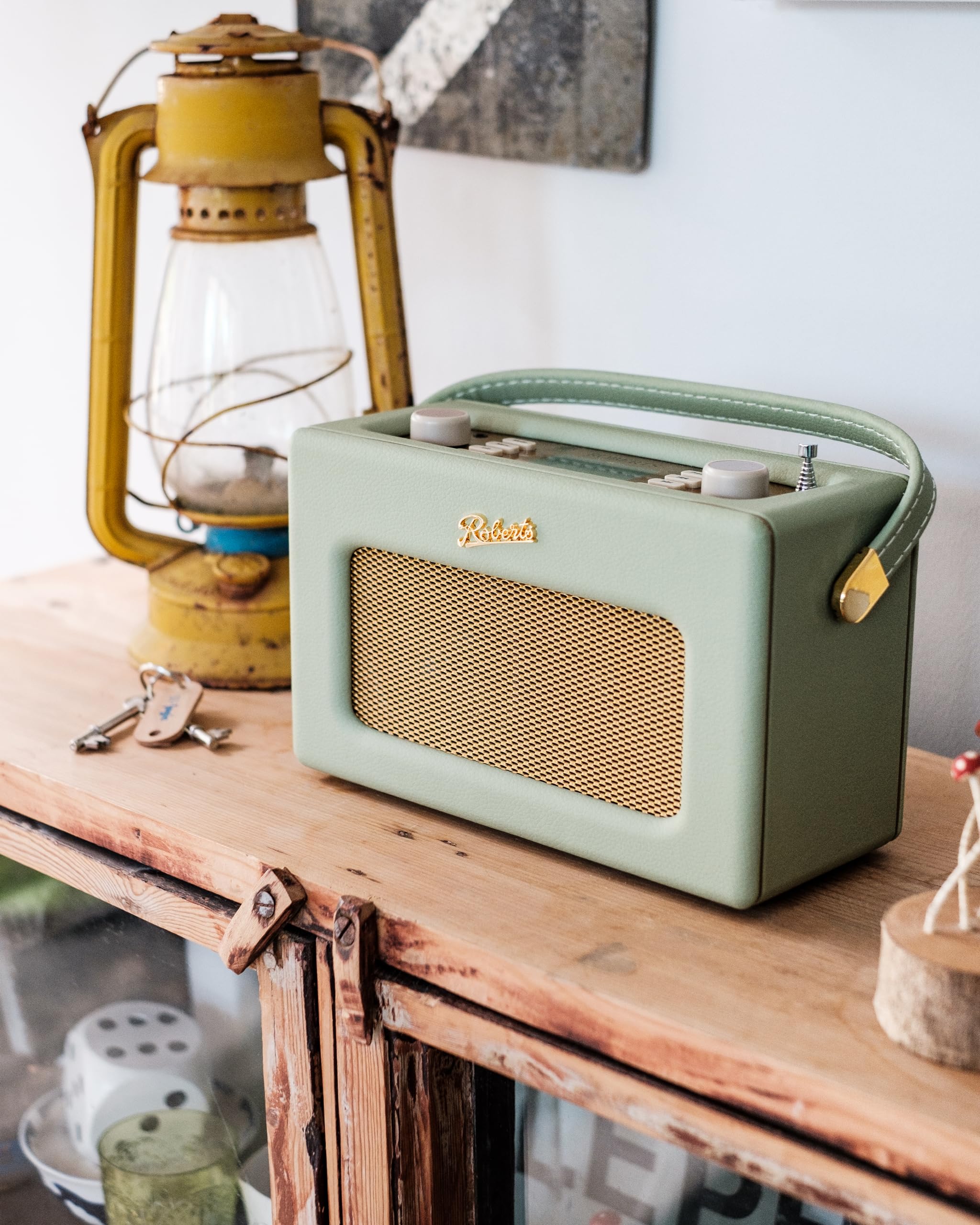 Roberts Revival iStream 3L DAB+ FM Bluetooth WiFi Radio Portable Bleu Ciel
