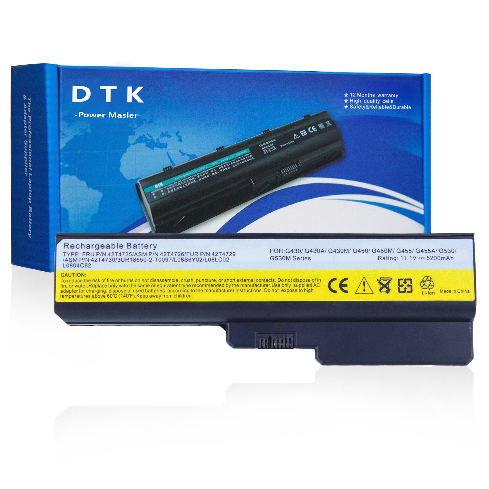 Dtklaptop Battery Replacement For Lenovo 3000 G430 G430a G430l