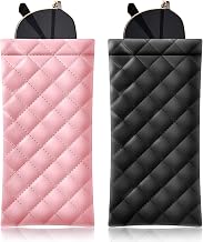 2 Pack Soft Glasses Bags, Portable Sunglasses Case