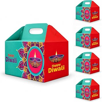 LOVENSPIRE Bulk Diwali Gable Boxes, Happy Diwali Gift Box, Diwali Gifts, Diwali Favors, Diwali Gift Ideas, Diwali Gift Hamper, Diwali Gift Packaging, Diwali Sweet Boxes, Diwali Treat Boxes