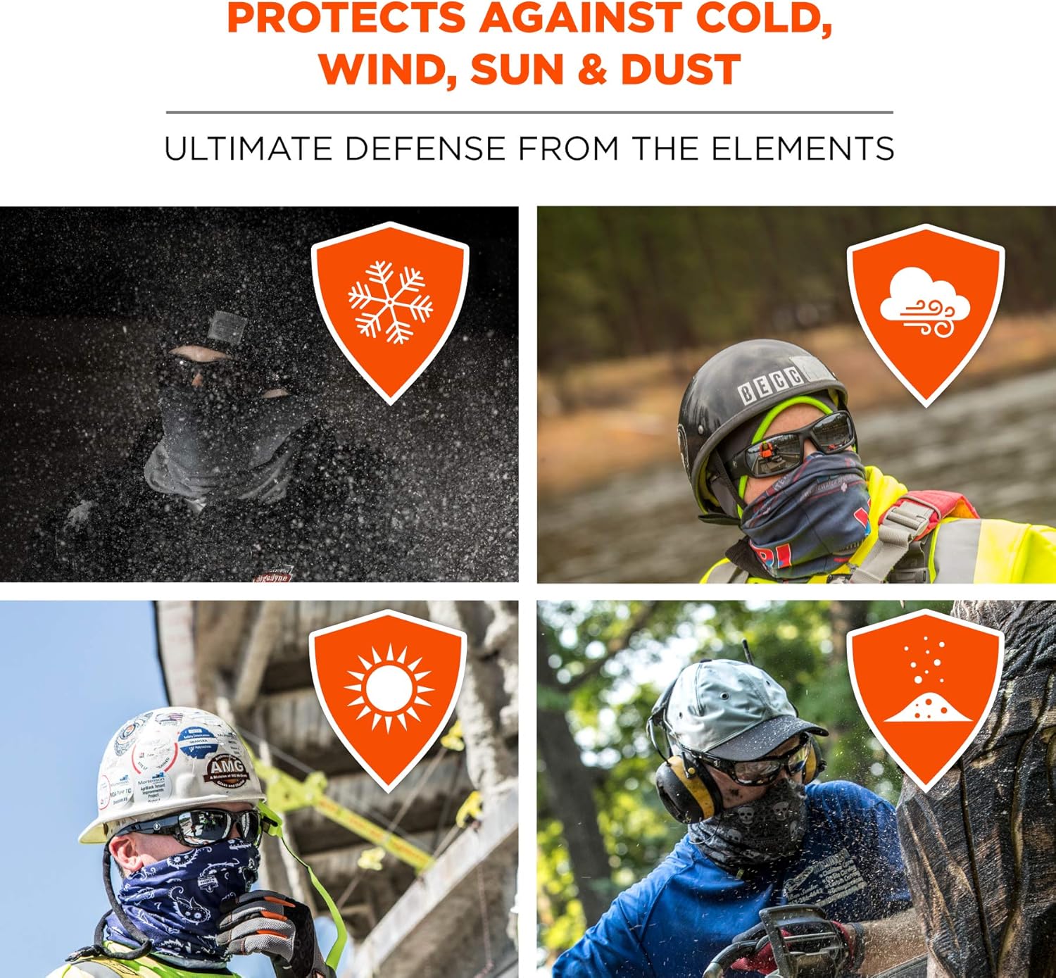 Ergodyne N-Ferno 6492 Thermal Fleece Neck Gaiter, Multiple Ways to Wear, Moisture-Wicking : Everything Else