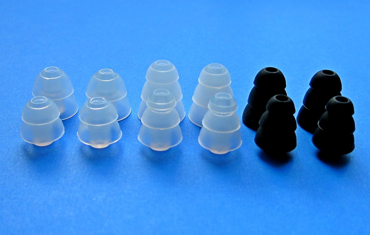 Comfort Fit Kit (FL) Replacement Eartips Earbuds Eargels Compatible with Shure SE110, SE112, SE115, SE210, SE215, SE315, SE420, SE425, SE530 PTH, SE535, SE846 in-Ear Stereo Earphones Headset