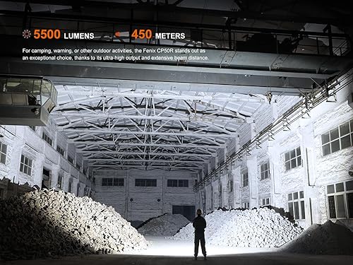 Miniatura 2 de CP50R - Linterna recargable de 5500 lúmenes, proyector y reflector de 5500 lúmenes, LED multicolor, temperatura de color ajustable, haz de 492