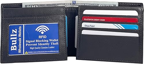 Miniatura 2 de Bullz - Cartera de seguridad para hombre con bloqueo de señal RFID