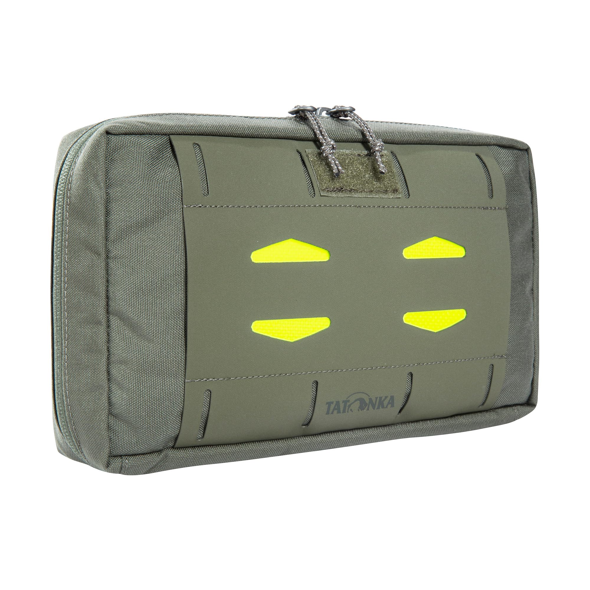 Tatonka Unisex - Adult Universal Pouch 14 x 24 Backpack Additional Bag, Stone Grey Olive, 14 x 24 cm