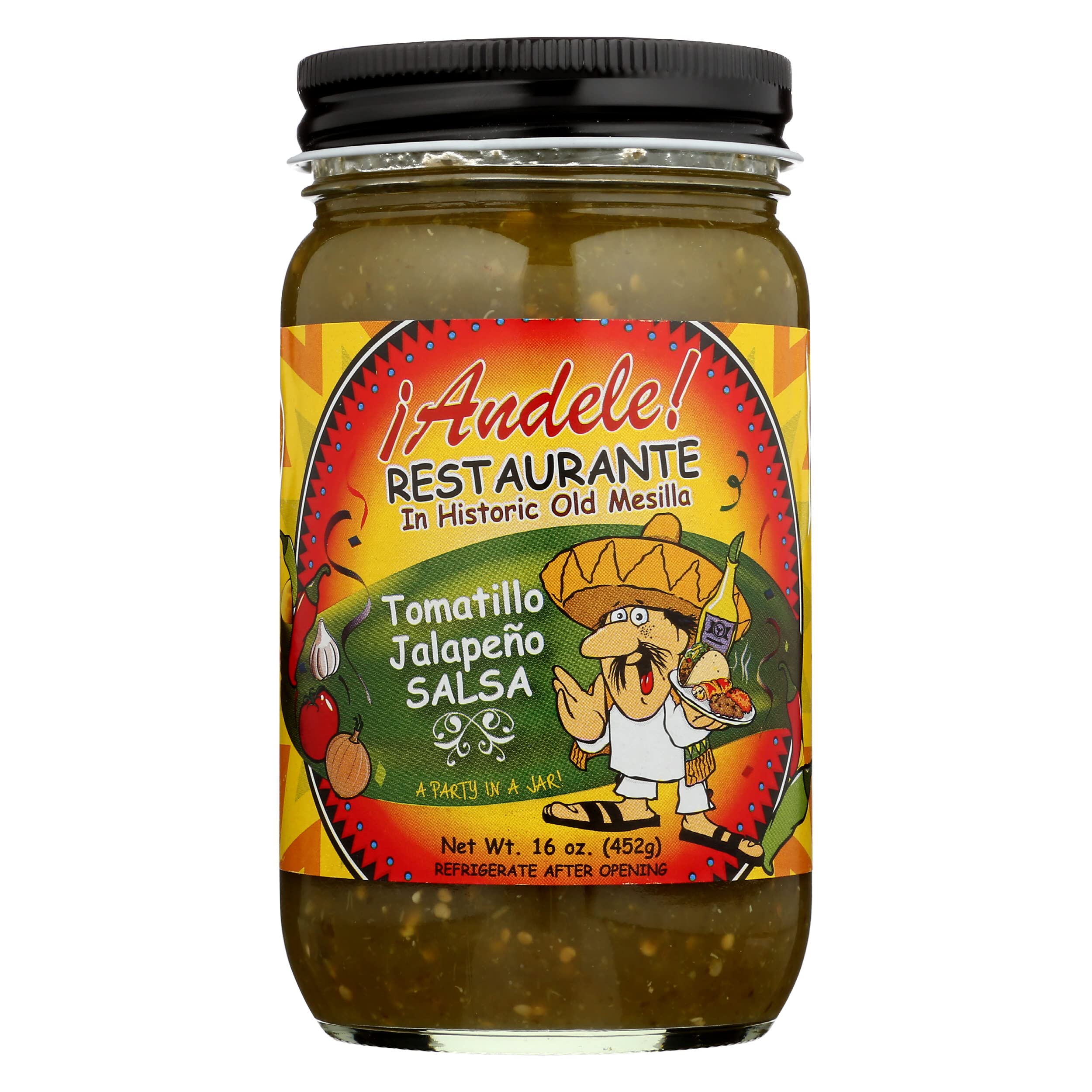 Andele Tomatillo Jalapeno Salsa, 16 OZ