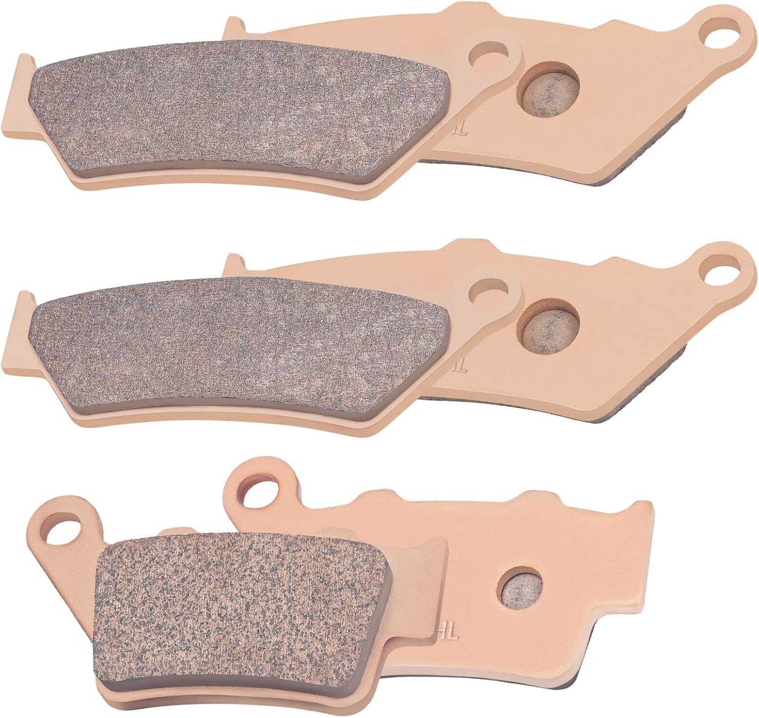 AHL Front & Rear Brake Pads Set for BMW F800GS F800 GS 2008-2011 (Sintered copper-based)