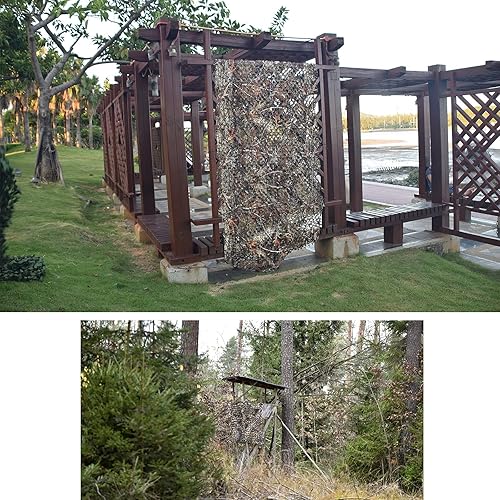 Vista 42 de GRVCN Red de camuflaje de camuflaje, rollo a granel, redes de malla para cazar, disparar a ciegas, decoraciones de fiesta temática militar