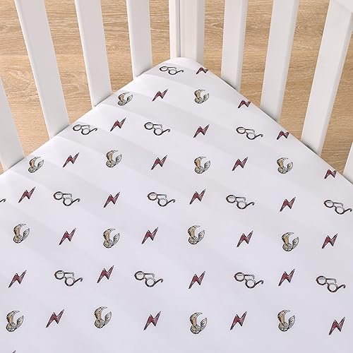 Miniatura 7 de NoJo Sábana de cuna de animales de la selva en acuarela, sábana bajera para cuna, diseñada en los Estados Unidos, 24 x 38 x 5 pulgadas, naranja,