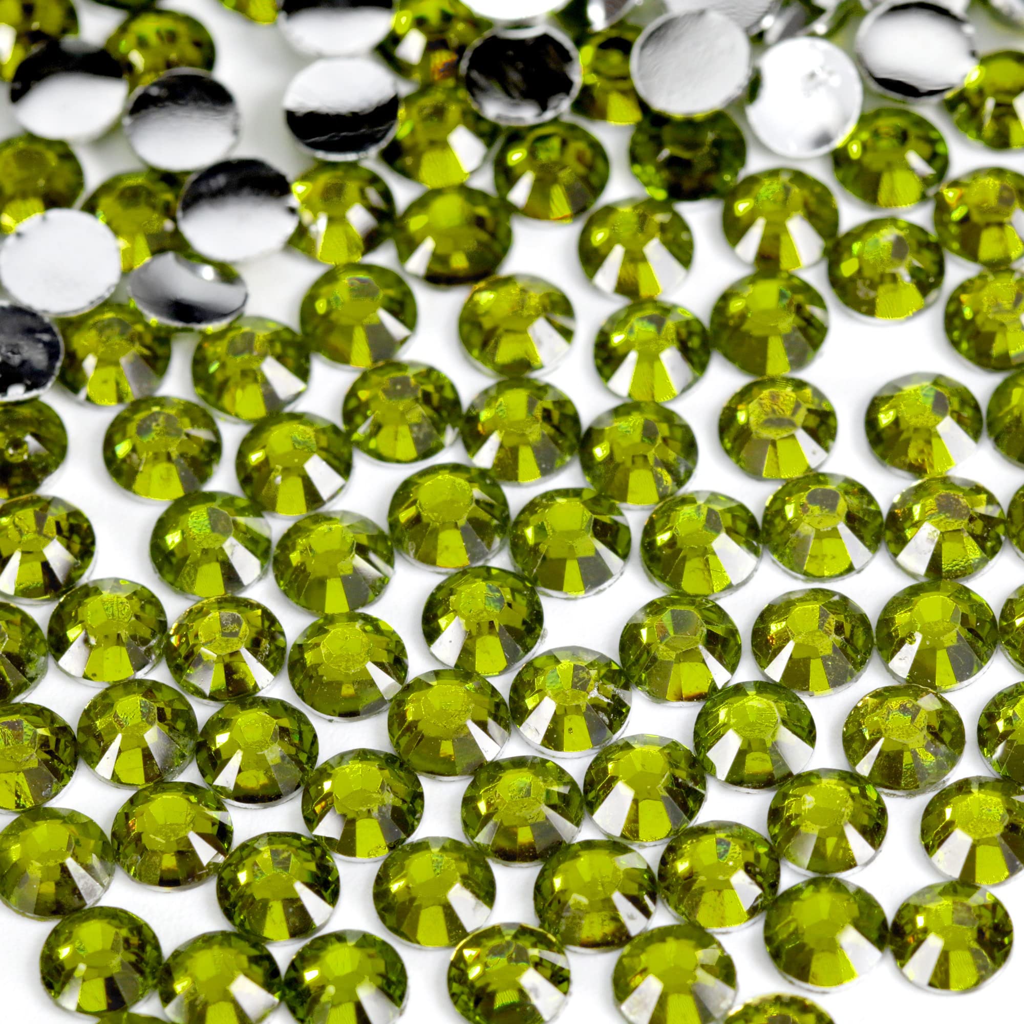 250pcs 6mm Flat Back Non-Stick Rhinestone Crystal Diamantes Nail Art & Craft Scrapbooking Embellishments 90 Available Colours (6mm, AB Clear #A13) — view 46