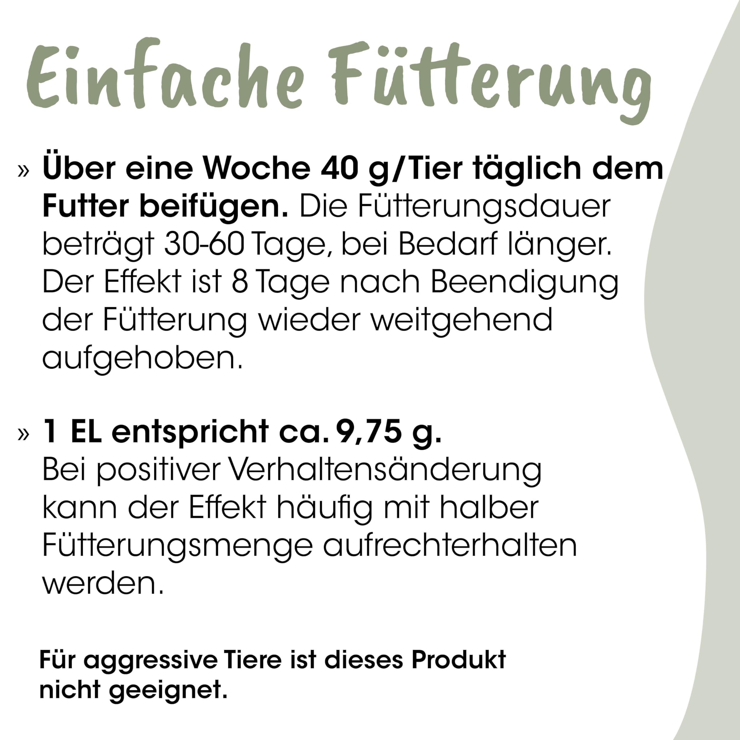 cdVet EquiGreen Nervennahrung 2 kg - Nahrungsergänzung für Pferde und Ponys zur Unterstützung für eine bessere Entspannung und mehr Nervenstärke
