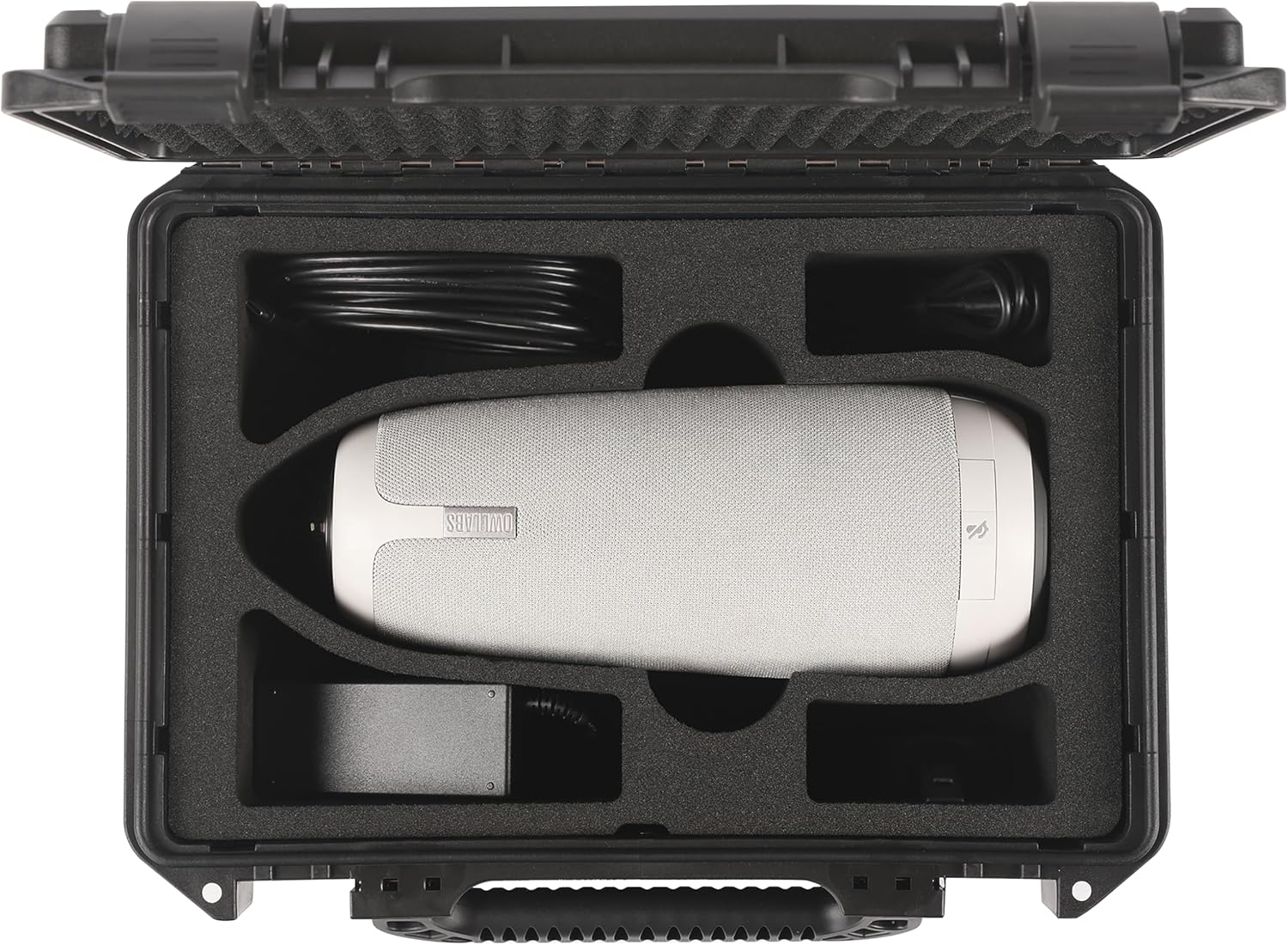D DACCKIT Hard Case for Meeting Owl 3, Travel & Storage Case Compatible with Meeting Owl 3, Meeting Owl 4+, Holds Expansion Mic, Cords, Accessories & Lock Adapter