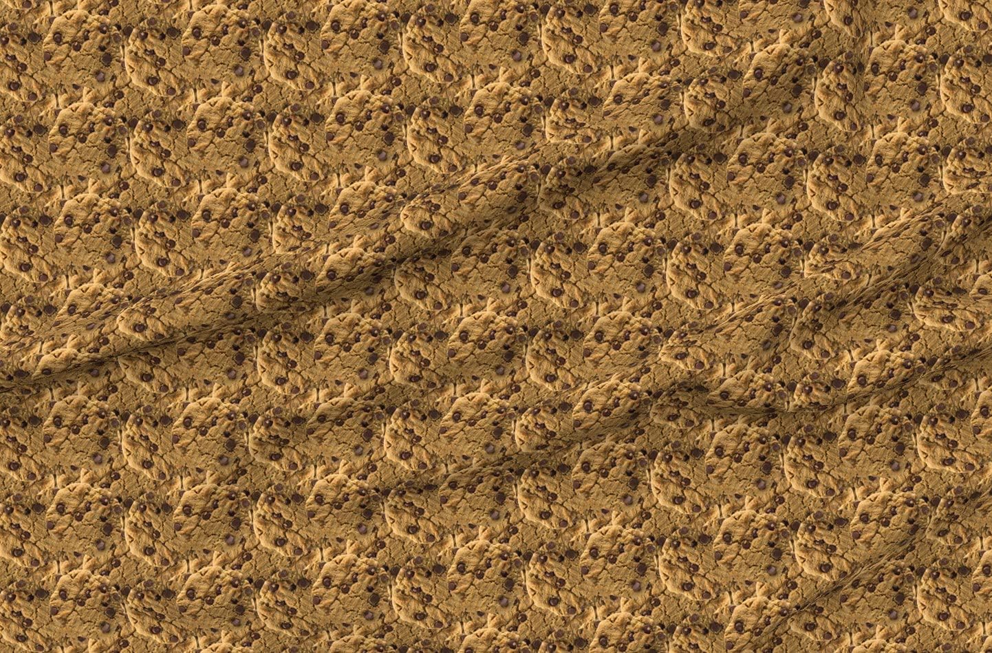 Spoonflower Fabric - Chocolate Cookie Cookies Kitchen Baking Sweet Food Printed on Petal Signature Cotton Fabric Fat Quarter - Sewing Quilting Apparel Crafts Decor