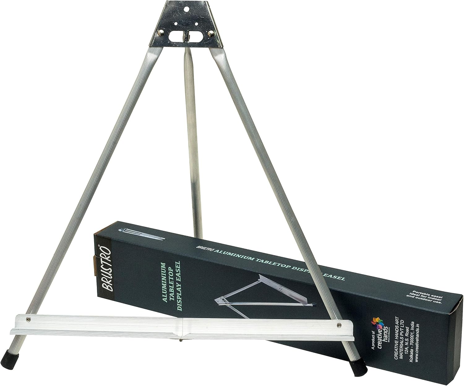 Brustro Aluminum Tabletop Easel Tri-Pod Design with Rubber Feet Size - 18" inch