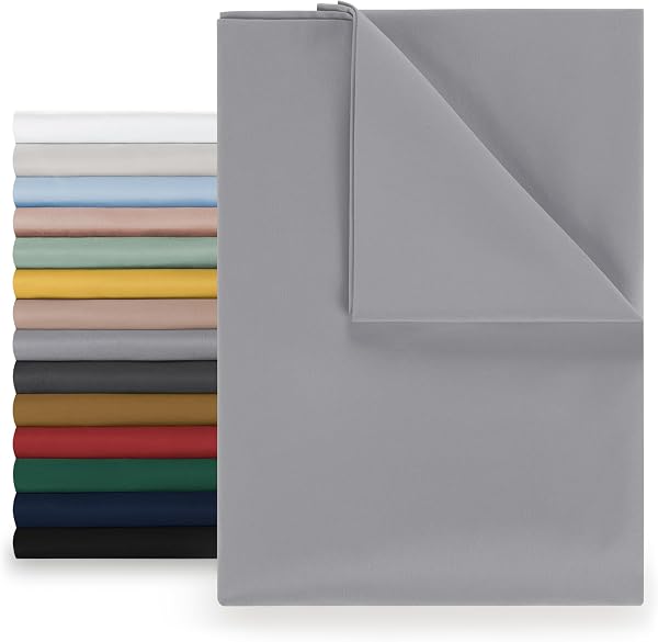 Blumtal 2 personer platt ark mikrofiber grå