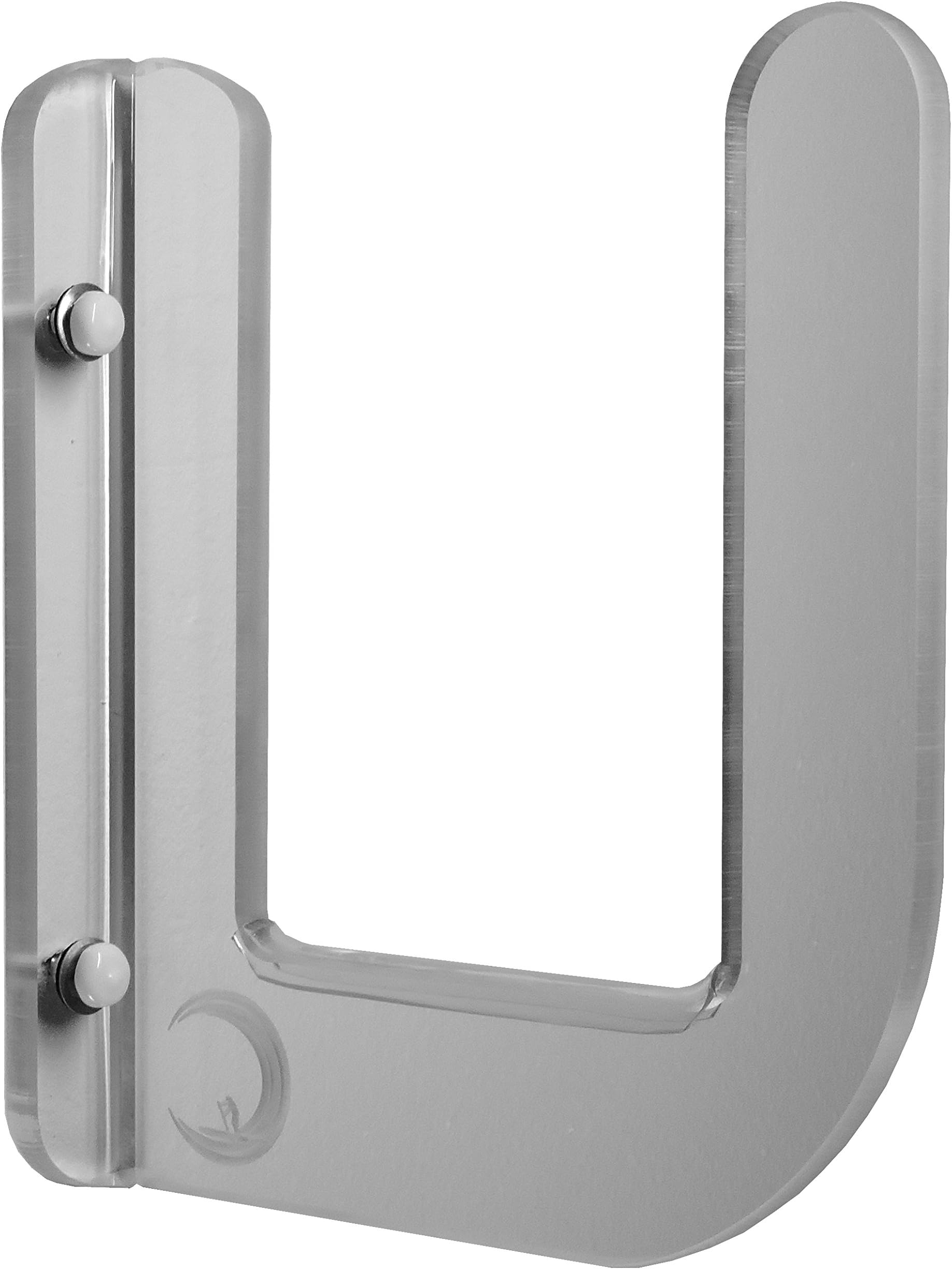 Clear Acrylic SUP Wall Rack Clear Acrylic with 5" Gap Holds Most SUPs. Store your SUP in tight spaces easily and beautifully come complete with clear anti-ding padding!