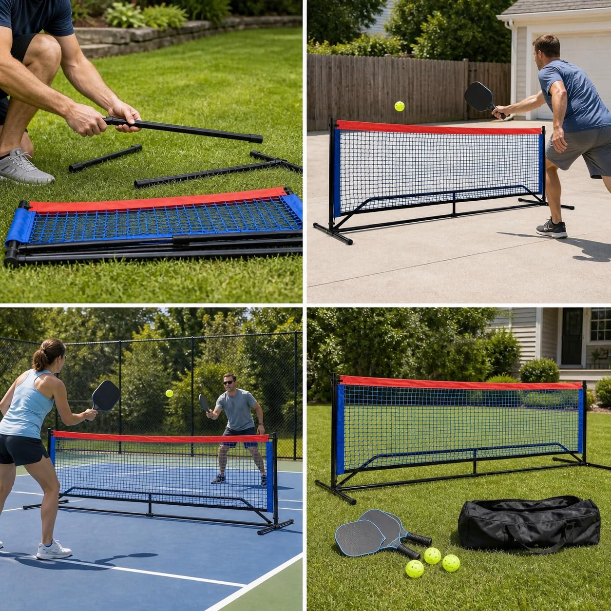 Rete da Pickleball Portatile da Esterno