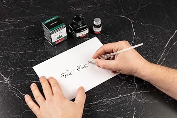 Jacques Herbin 11540T - One 10 ml Bottle of Ink for Fountain pens and rollerballs, Vert Foret/Forest Green Colour - Made in France - Calligraphy, Writing