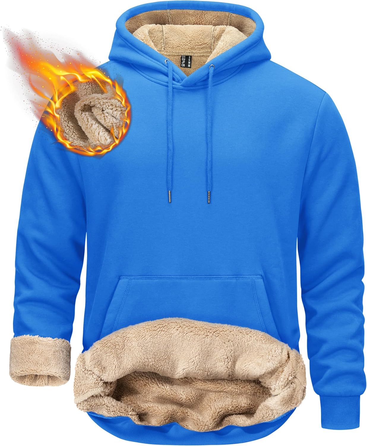 Manteau Hiver Homme Propre Champion Hoodie Men's Thick Soft