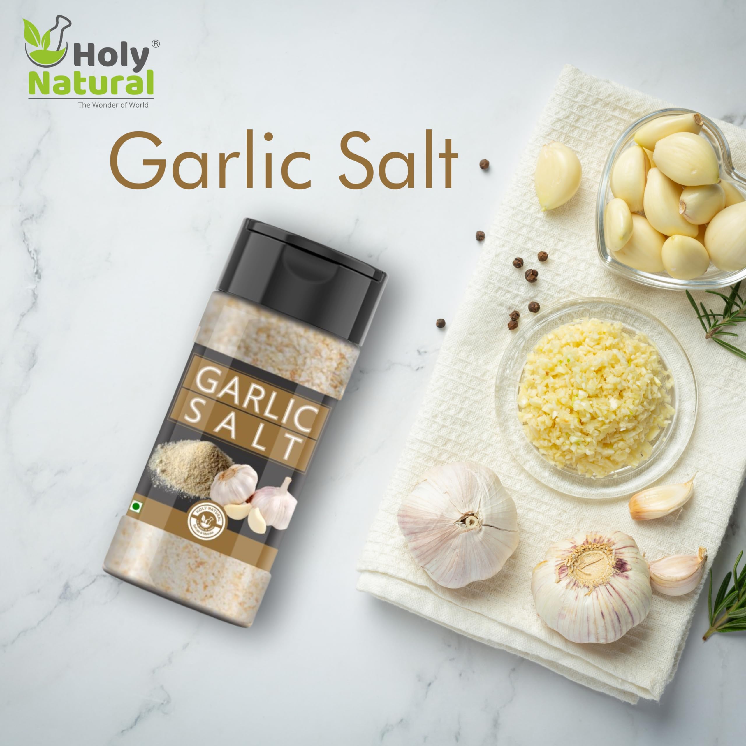 Holy Natural Garlic Salt 200 gm - Image 3 thumbnail