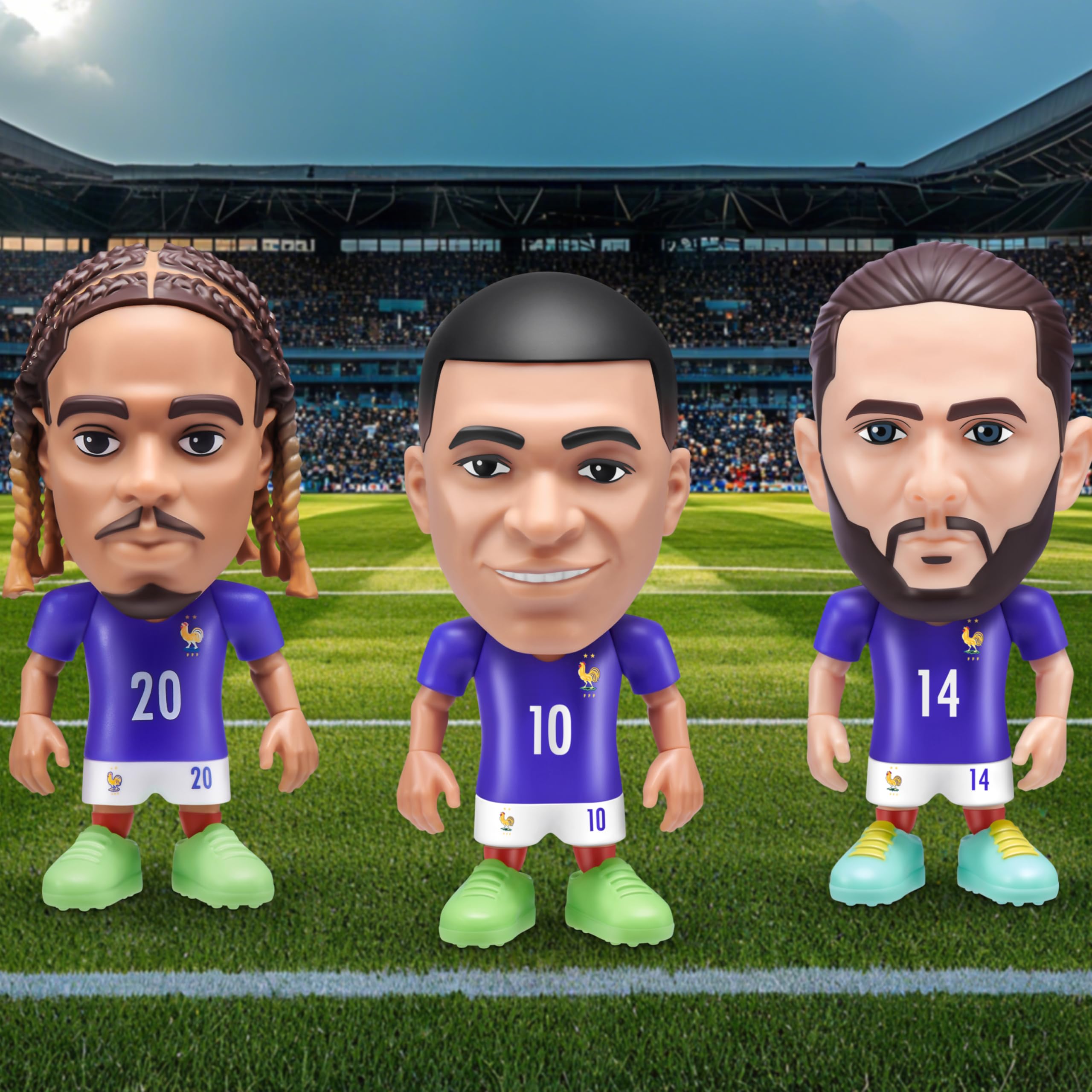 FIFA World Cup 2026™ / Coppa del Mondo FIFA 2026 - Ballers Series 1, Confezione da 2 by ZURU - Figurine Calciatori da Collezione FIFA Ufficiali, Capsula Sorpresa, Bambini 3+