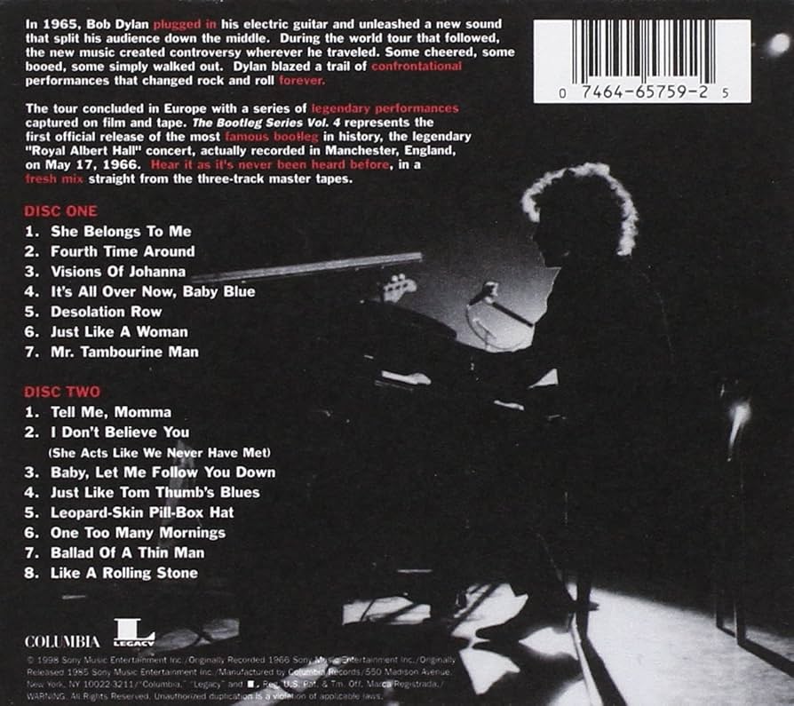 Amazon.co.jp: The Bootleg Series, Vol. 4: Bob Dylan Live