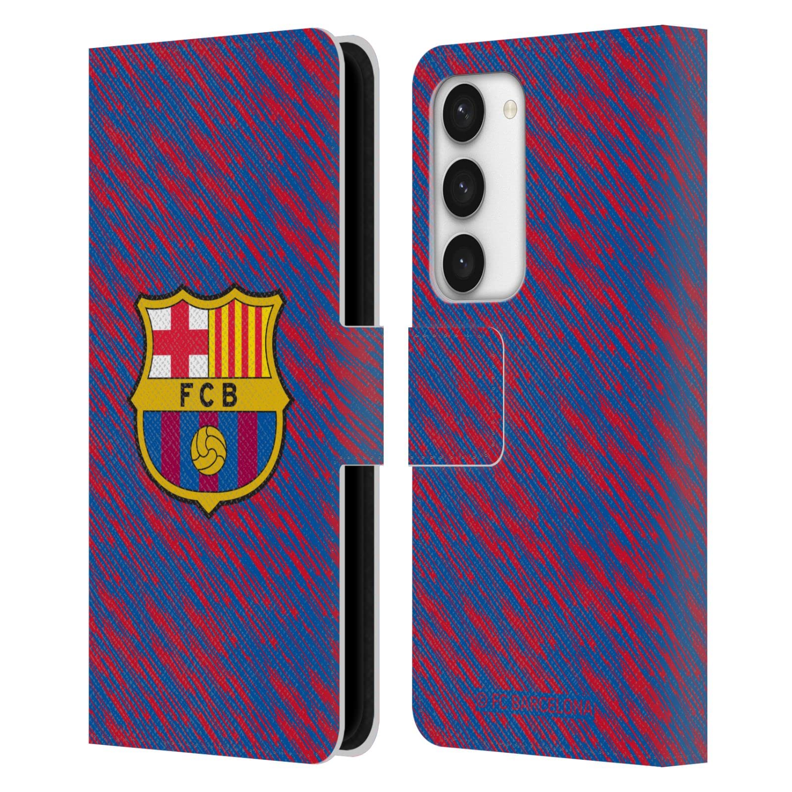 Carcasa de Cuero Tipo Libro FC Barcelona para Samsung Galaxy S23 5G con Ranuras y Soporte Integrado 7