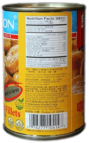 Miniatura 3 de CompanionCurry Vegetariana pollo Filetes