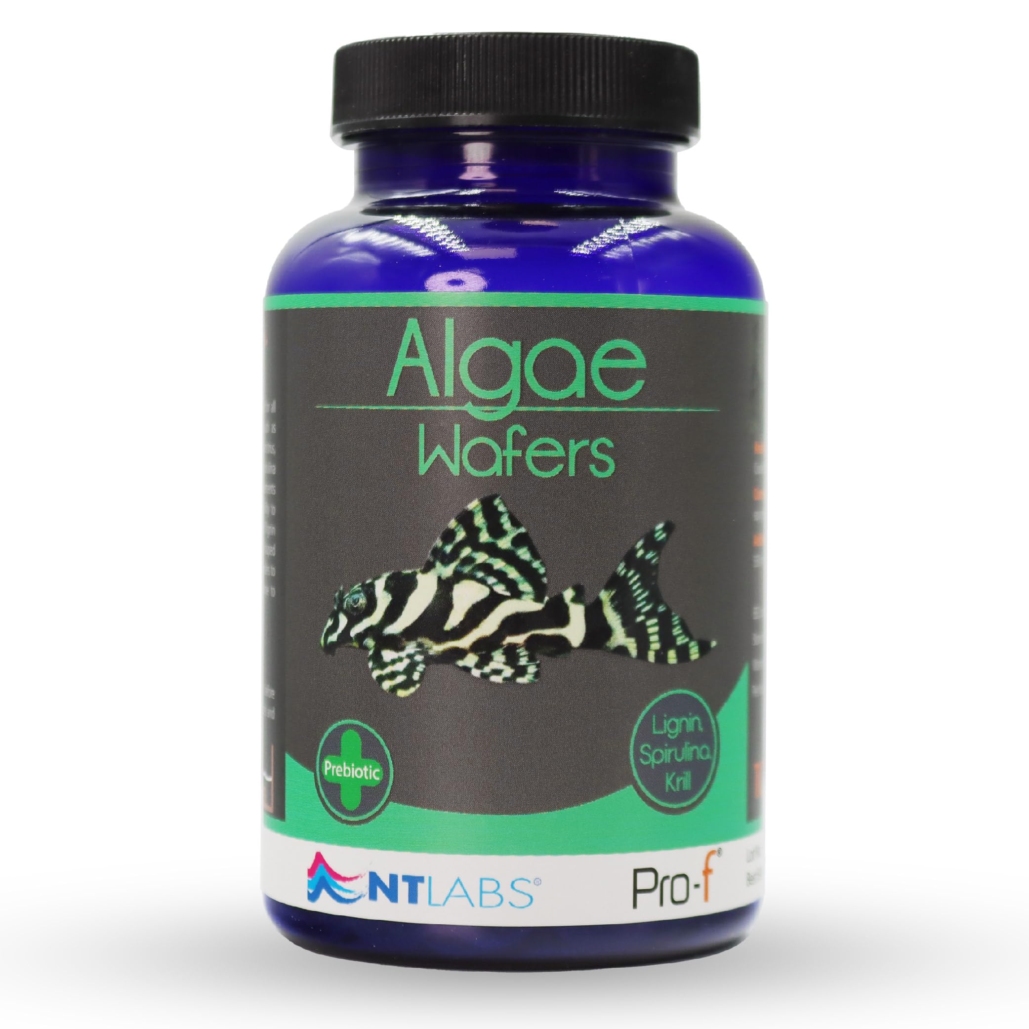 NT LabsPro-f Algae Wafers, Food For Bottom Feeding Fish Species, Aquarium Fish Food, Sinking 13mm Wafer, Nutritious Fish Feed, 110g