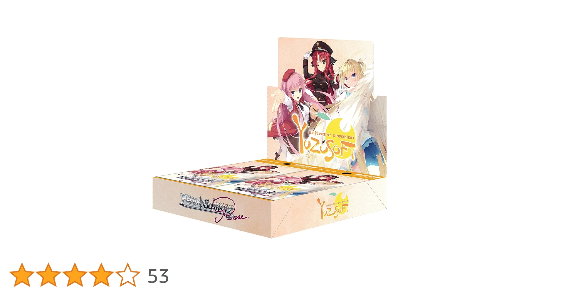 ヴァイスシュヴァルツロゼ ブースター ゆずソフト 1カートン ブシロード ヴァイスシュヴァルツロゼ ブースターパック ゆずソフト