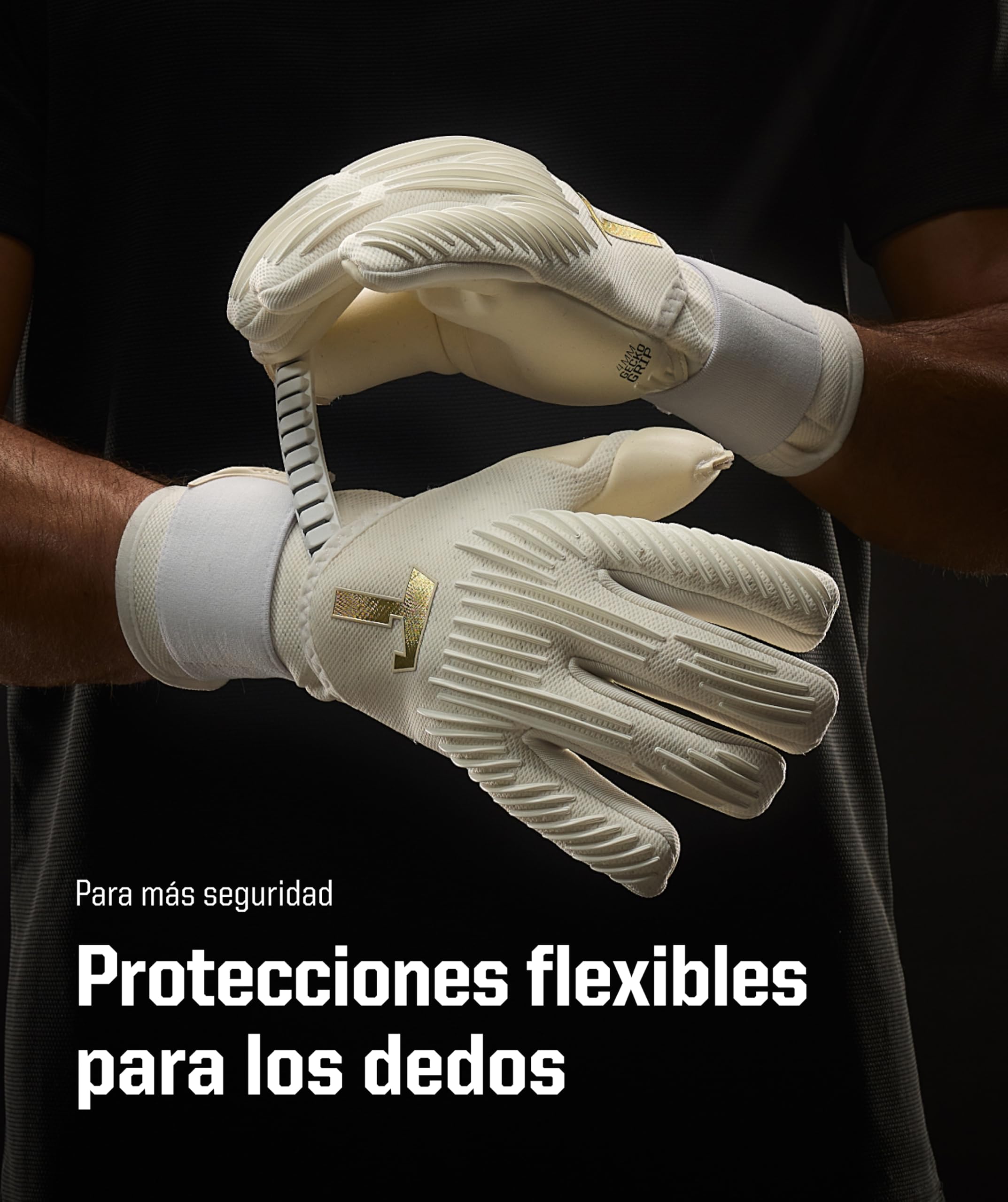 T1TAN Rebel Guantes de Portero para Adultos, Guantes de fútbol con protección de Dedos, Tallas 6-11