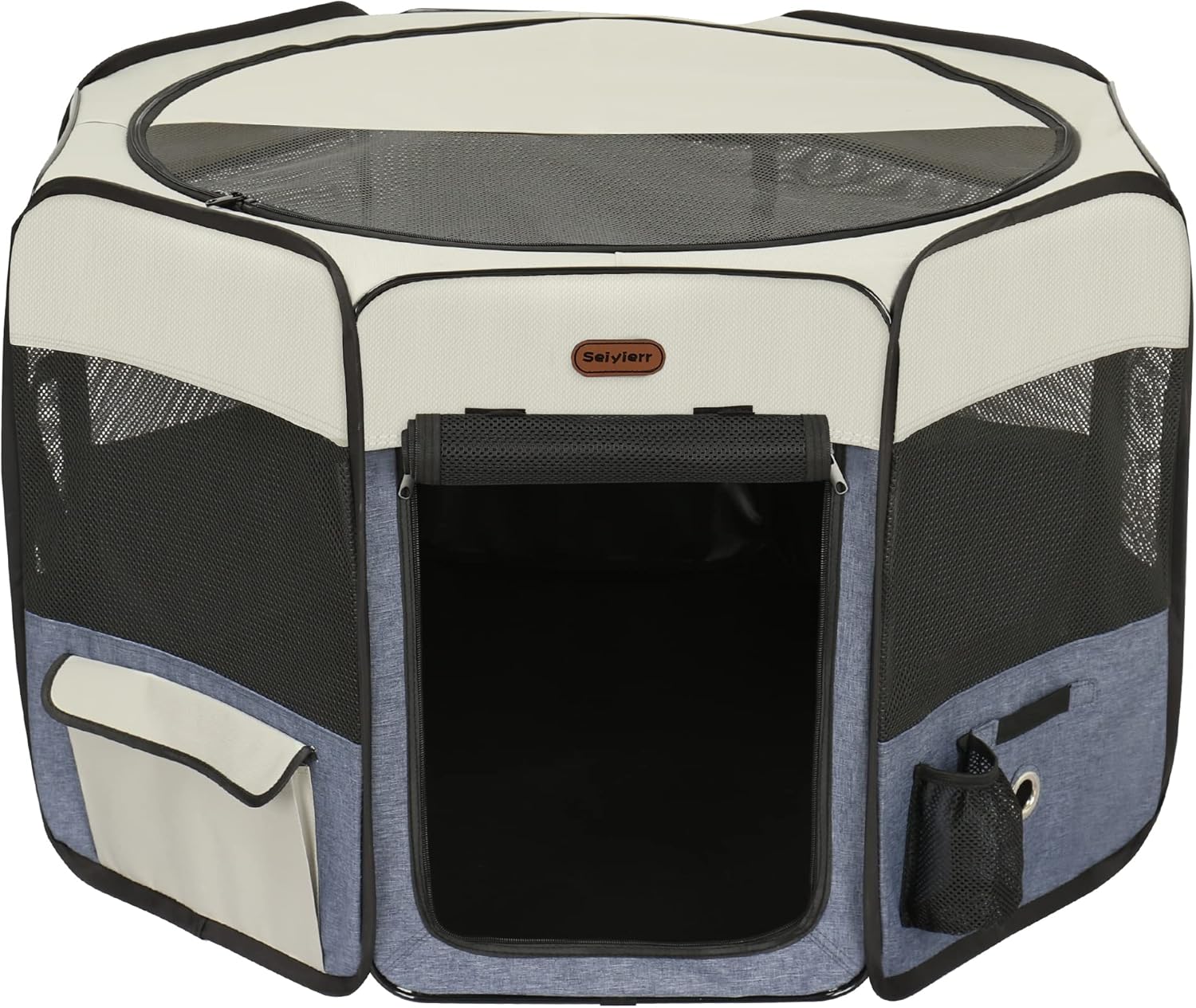 Seiyierr Pet Playpen Cat Playpen, Foldable Cat Playpen for