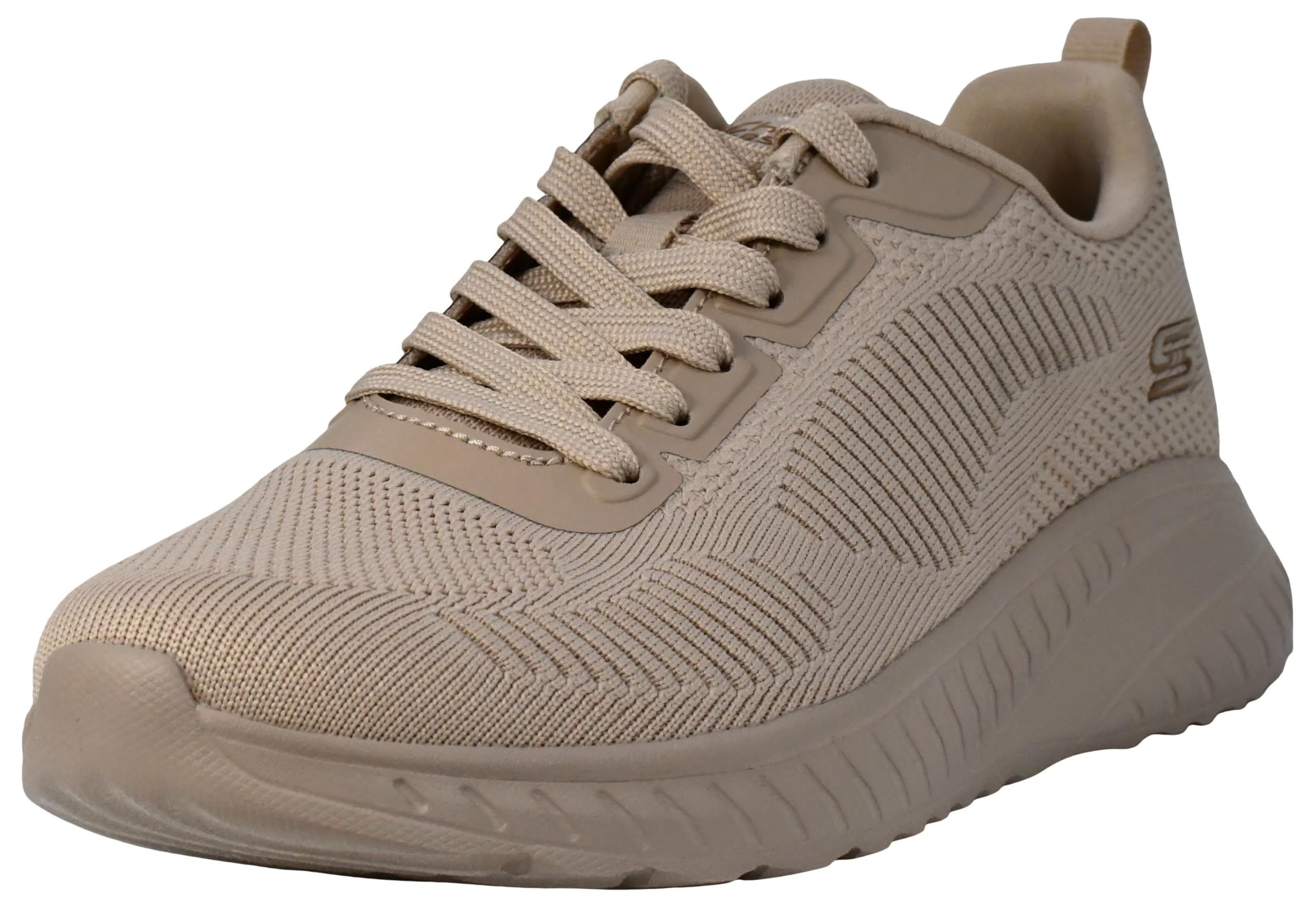 Skechers Women's BOBS Squad Chaos FACE Off, Natural, 38 Wide