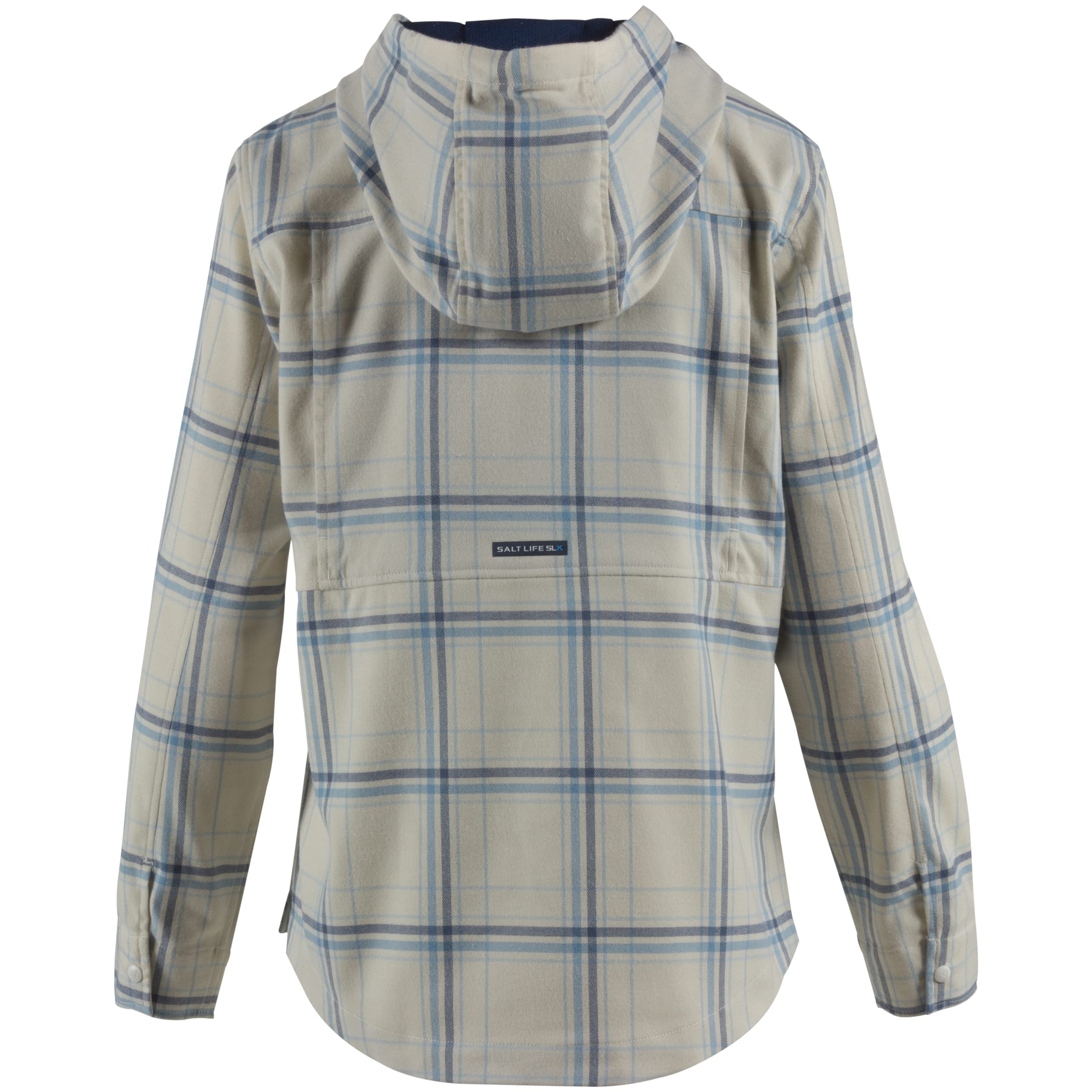 Salt Life Ahoy-Sudadera Ligera de Manga Larga SLX, Ajuste Clásico con Capucha Mujer