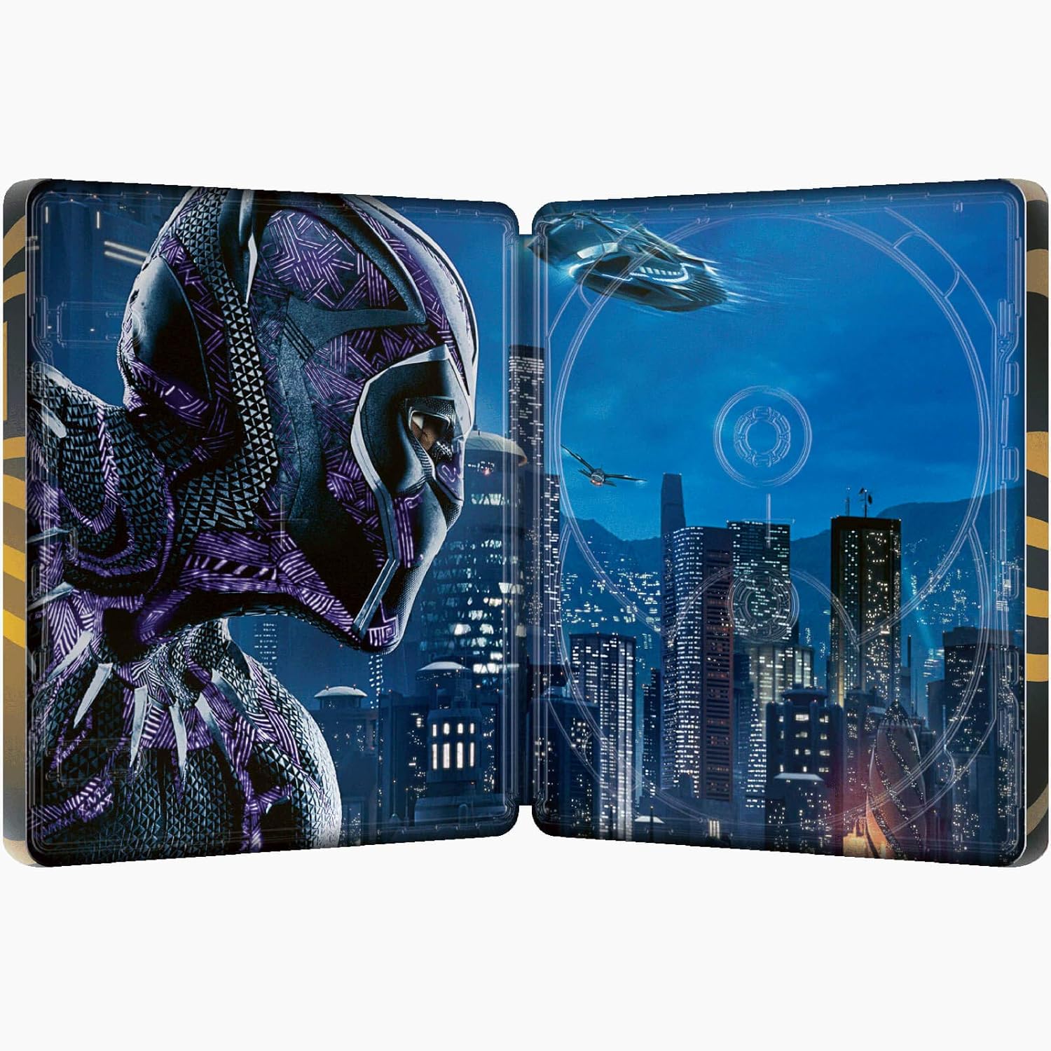 Black Panther 4K Ultra HD Limted Edition Steelbook (Lenticular Cover) / Import / Includes Region Free Blu Ray