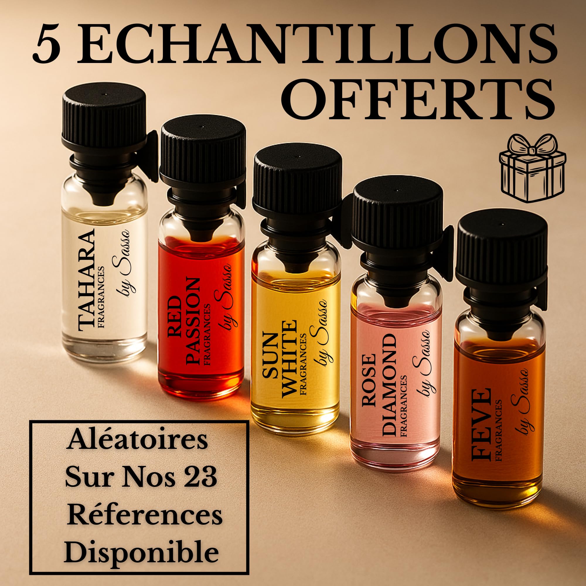 Parfum BOIS Intense – FRAGRANCES BY SASSO – Coffret Luxe – Extrait De Parfum 50 ml + Musc 3 ml + 5 Échantillons OFFERTS – Coffret Cadeau Homme – Collection Privée
